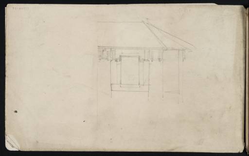 Joseph Mallord William Turner, ‘A Design for a Wing of Sandycombe Lodge, Twickenham’ c.1809-11