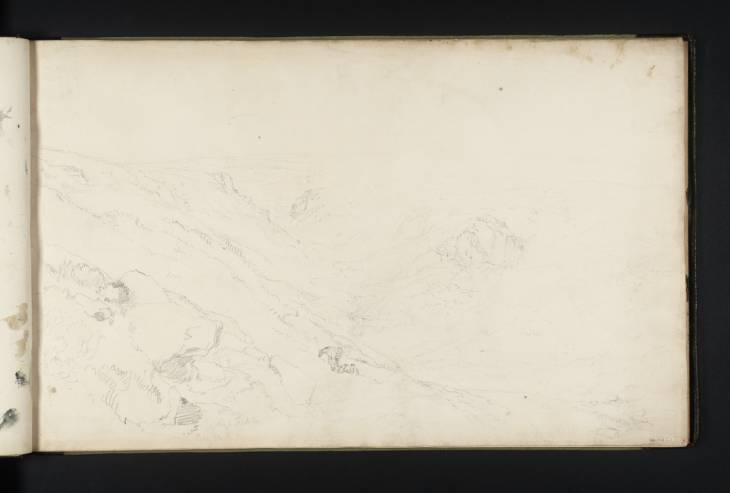 Joseph Mallord William Turner, ‘Hall Beck Gill, near Farnley Hall, Looking West’ c.1816