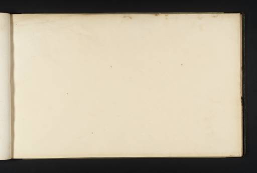 Joseph Mallord William Turner, ‘Blank’ c.1812 (Blank right-hand page of sketchbook)