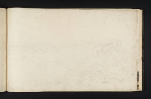 Joseph Mallord William Turner, ‘On the River Ure at Hackfall, Looking South-South-East from Mowbray Point’ c.1816