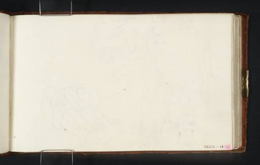 Joseph Mallord William Turner, ‘Blank’ c.1810-12 (Blank right-hand page of sketchbook)