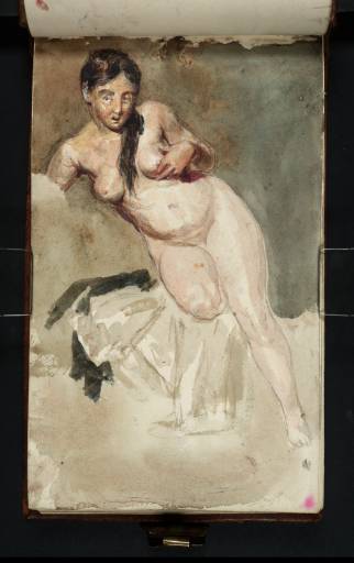 Joseph Mallord William Turner, ‘Life Study of a Female Figure’ c.1812-13