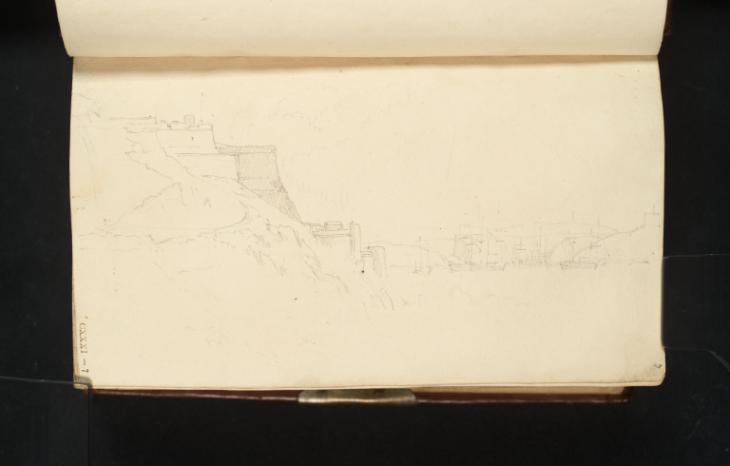 Joseph Mallord William Turner, ‘Plymouth Citadel and Mount Batten’ 1813