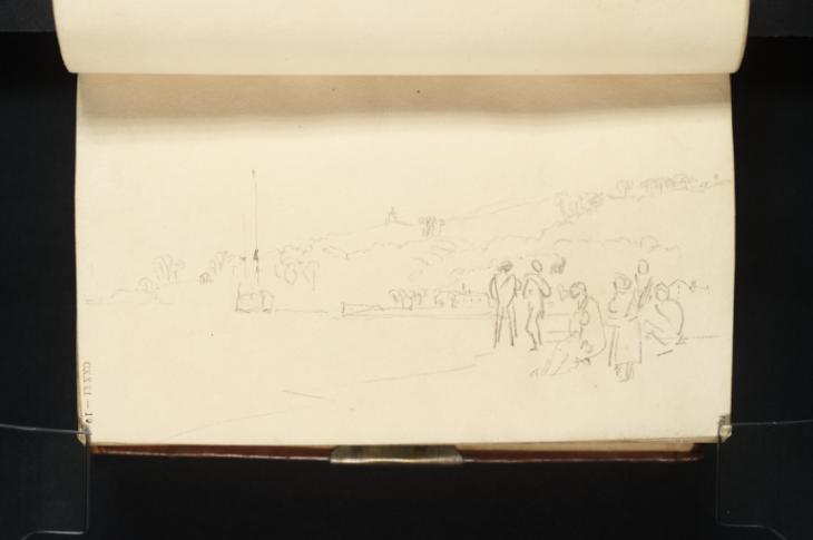 Joseph Mallord William Turner, ‘Mount Edgcumbe across Plymouth Sound from Firestone Bay’ 1813