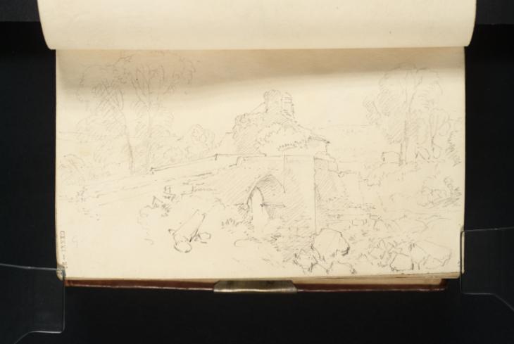 Joseph Mallord William Turner, ‘A Bridge and Cottage, Probably in South Devon’ 1813