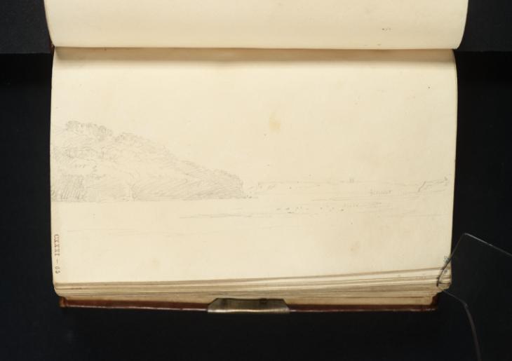 Joseph Mallord William Turner, ‘A Shoreline with Woods Beyond, on or near Plymouth Sound’ 1813