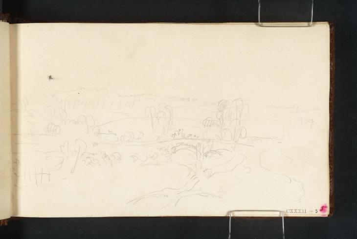 Joseph Mallord William Turner, ‘?Chudleigh Bridge’ 1814