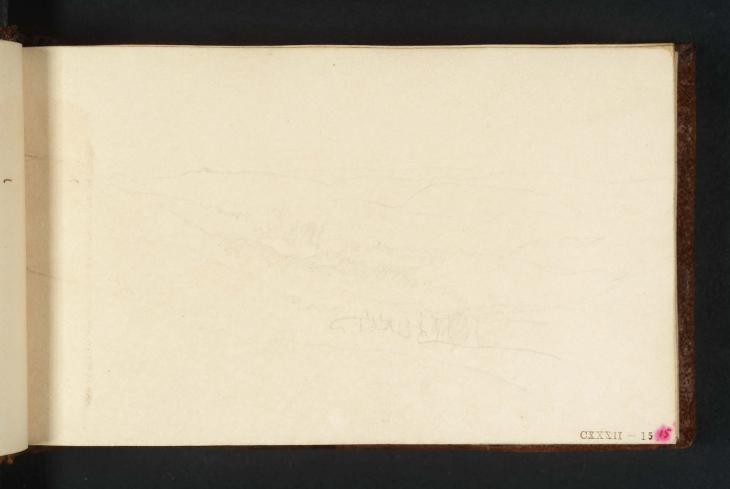 Joseph Mallord William Turner, ‘A Range of Hills, Possibly on Dartmoor’ 1814