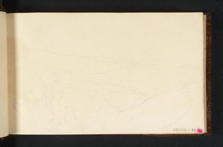 Joseph Mallord William Turner, ‘Hills, Probably on Dartmoor’ 1814