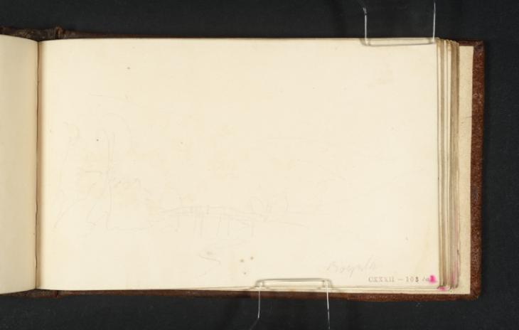 Joseph Mallord William Turner, ‘A Wooden Bridge, Possibly at Boyton on the River Tamar’ 1814