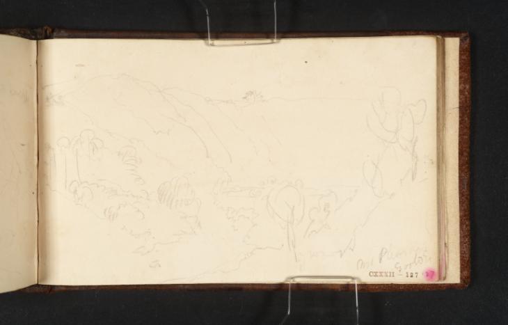 Joseph Mallord William Turner, ‘Carthamartha and Bishop's Rock on the River Tamar’ 1814