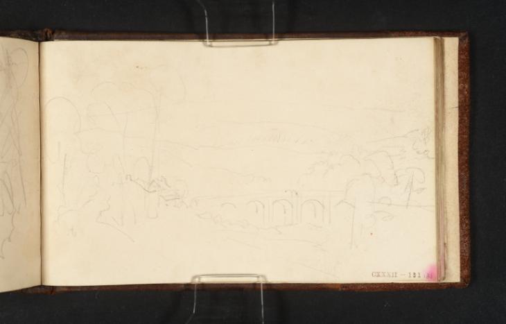 Joseph Mallord William Turner, ‘?New Bridge, Gunnislake, or Horsebridge and the Royal Inn on the River Tamar’ 1814