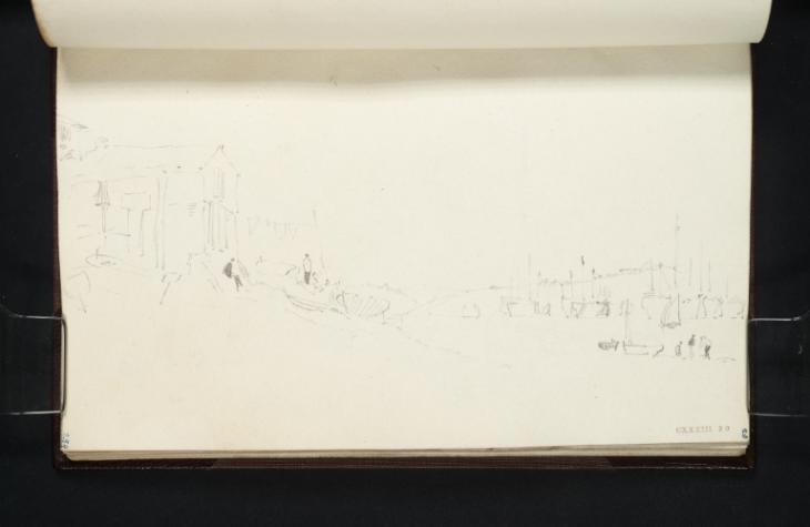 Joseph Mallord William Turner, ‘?The Shore of the Hamoaze around Plymouth Dock’ 1814