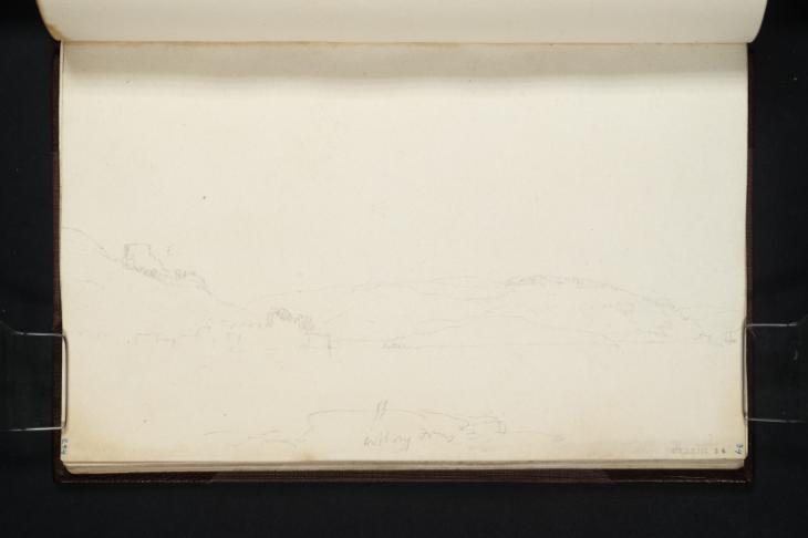 Joseph Mallord William Turner, ‘Trematon Castle, Antony Passage and Wearde Quay across the St Germans or Lynher River’ 1814