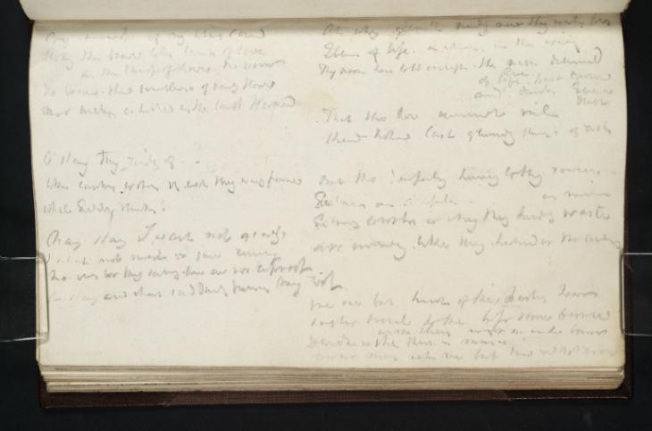 Joseph Mallord William Turner, ‘Inscription by Turner: ?A Draft of Poetry’ ?1814