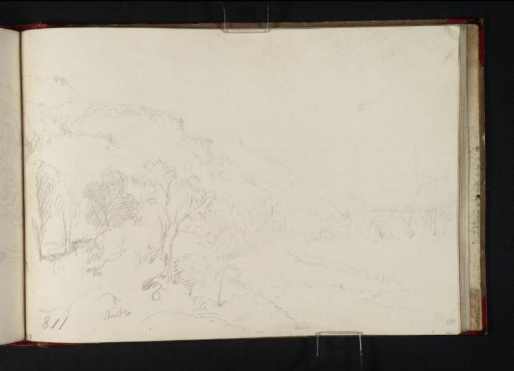 Joseph Mallord William Turner, ‘A Wooded Hillside and Wide Valley, in Devon or Yorkshire’ 1814-16
