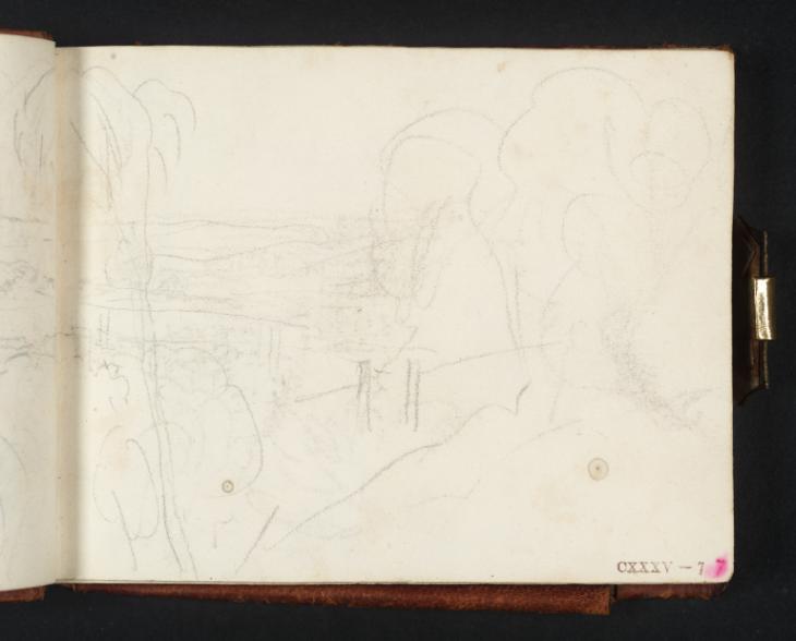 Joseph Mallord William Turner, ‘Bristol: Clifton from across the Avon Gorge’ c.1813