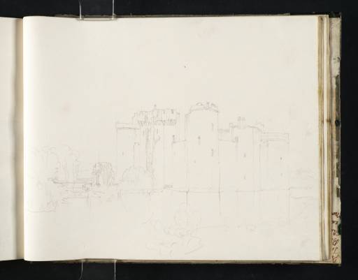 Joseph Mallord William Turner, ‘Bodiam Castle, the Postern Tower in the South Wall to the Left’ ?1810