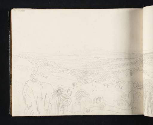 Joseph Mallord William Turner, ‘?Near Ashburnham Forge; Pevensey Bay in Distance’ ?1810