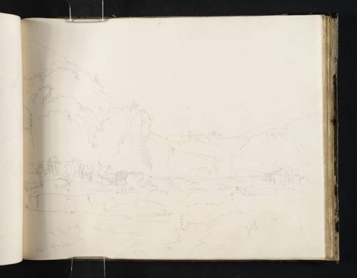 Joseph Mallord William Turner, ‘The River Tamar below Gunnislake, with Calstock Church Beyond’ ?1813