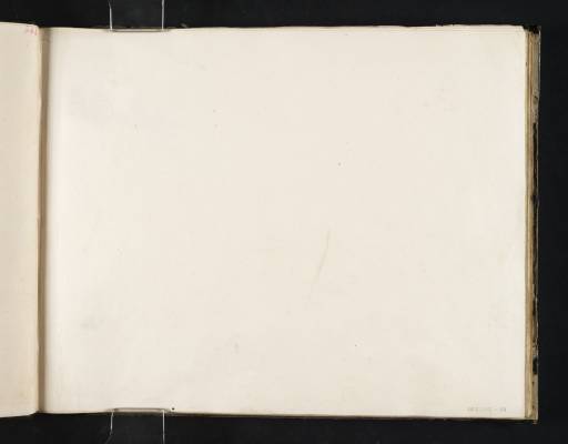 Joseph Mallord William Turner, ‘Blank’ c.1810-16 (Blank right-hand page of sketchbook)