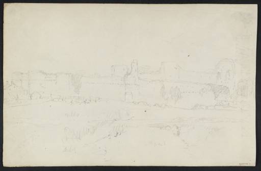 Joseph Mallord William Turner, ‘Pevensey Castle’ ?1810