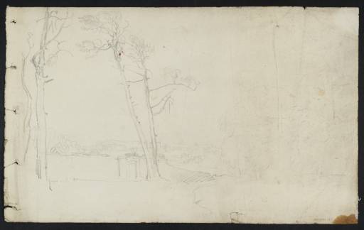 Joseph Mallord William Turner, ‘A Wall near Battle Abbey’ c.1810-16