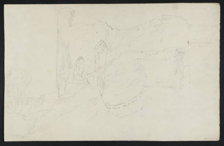 Joseph Mallord William Turner, ‘Walls of Pevensey Castle’ ?1810