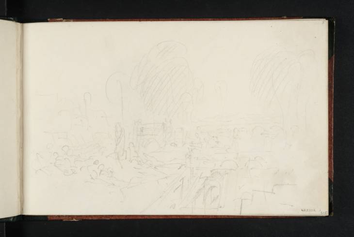Joseph Mallord William Turner, ‘Design for Classical Composition’ c.1816-17