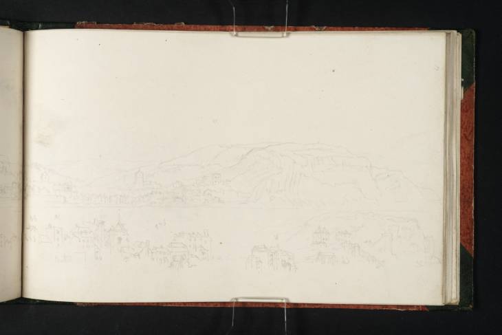 Joseph Mallord William Turner, ‘Cliffs near Hastings, a Lugger Off-shore’ c.1816-18