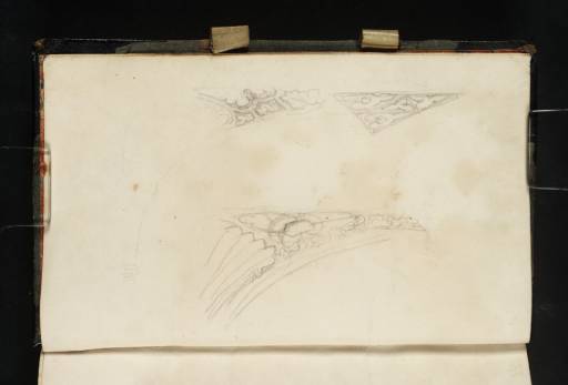 Joseph Mallord William Turner, ‘Details of Gothic Fan-Vaulting and Spandrels at Eton or Windsor’ c.1816-19