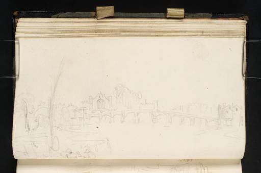 Joseph Mallord William Turner, ‘A Wooden Bridge near Windsor’ c.1816-19
