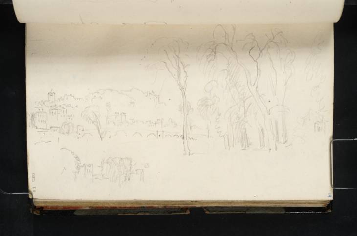 Joseph Mallord William Turner, ‘Richmond Hill and Bridge’ c.1816-19