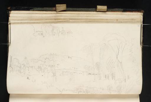 Joseph Mallord William Turner, ‘Richmond Hill and Bridge; and a Detail’ c.1816-19
