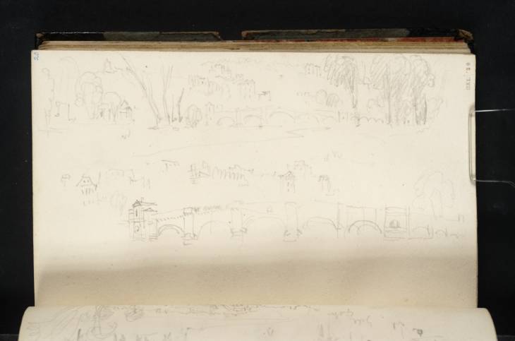 Joseph Mallord William Turner, ‘Two Views of Richmond Hill and Bridge’ c.1816-19