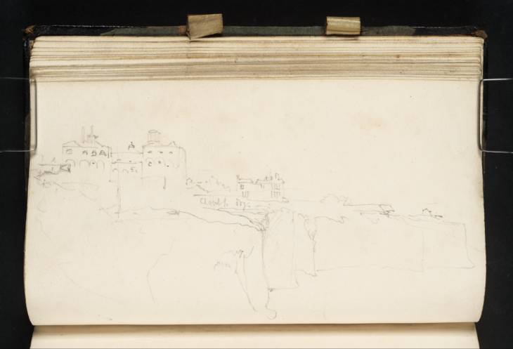Joseph Mallord William Turner, ‘Cliffs and Buildings’ c.1816-19