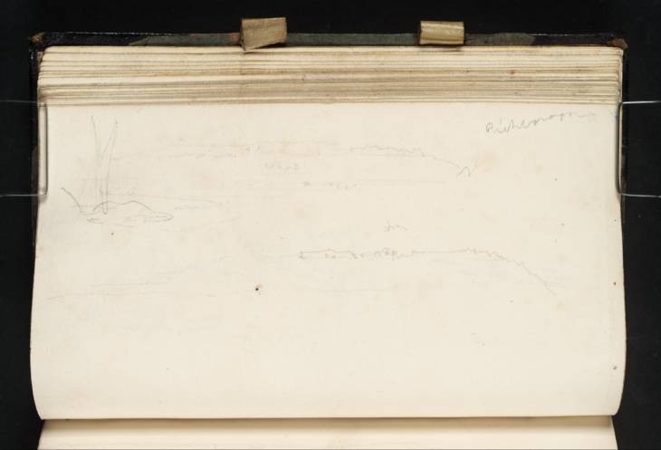 Joseph Mallord William Turner, ‘Two Views of Cliffs at Richborough’ c.1816-19