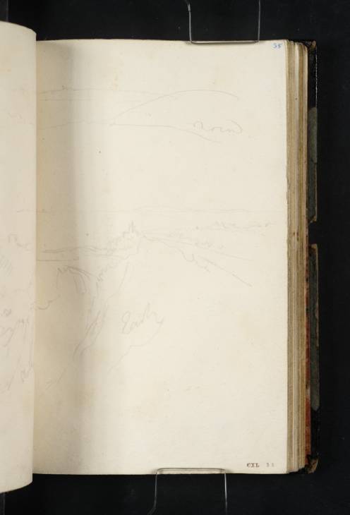 Joseph Mallord William Turner, ‘Chalk Cliffs; ?Looking towards Folkestone’ c.1816-19