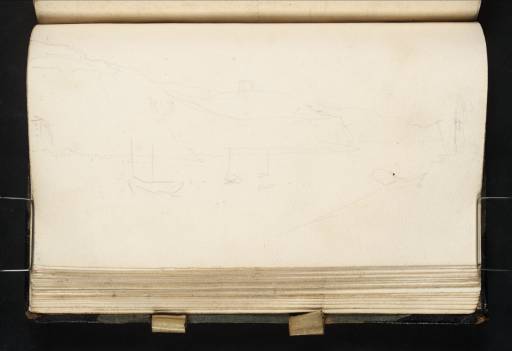 Joseph Mallord William Turner, ‘Folkestone; Fishing Boats off the Shore’ c.1816-19