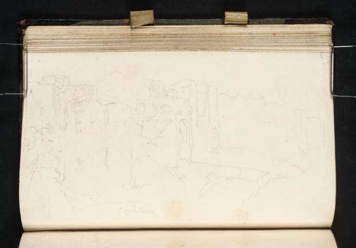 Joseph Mallord William Turner, ‘Saltwood Castle; the Barbican Gate’ c.1816-19