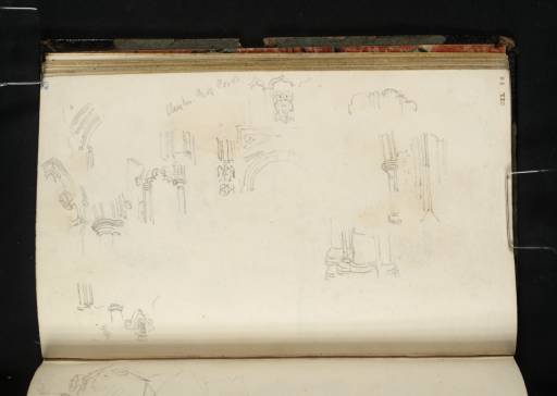 Joseph Mallord William Turner, ‘Architectural Details of the Church of St Thomas the Martyr, Winchelsea’ c.1816-19