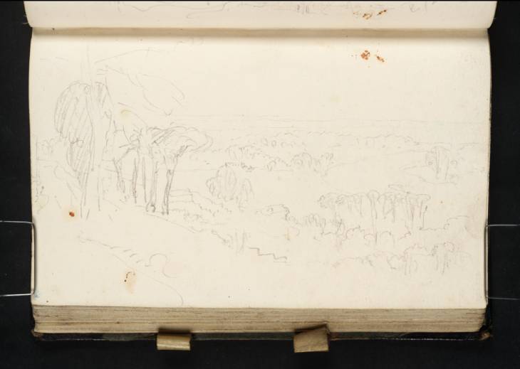 Joseph Mallord William Turner, ‘The Petersham Meadows from Richmond Hill’ c.1816-19