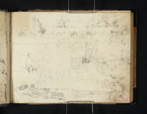 Joseph Mallord William Turner, ‘Six Coast Scenes with Shipping or Figures’ c.1815-20