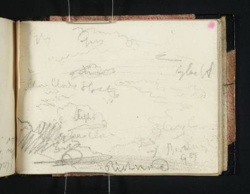 Joseph Mallord William Turner, ‘Study of Sky at Richmond’ c.1815-18