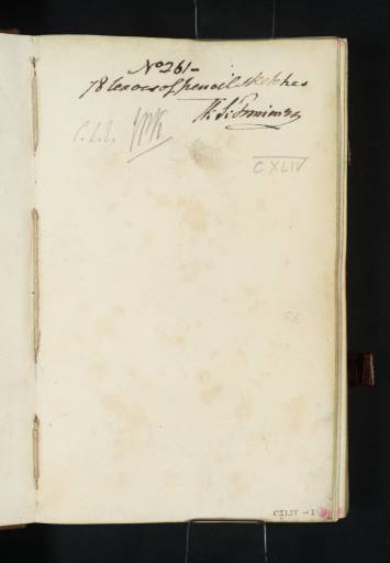 Joseph Mallord William Turner, ‘Executors' Inscriptions’ c.1856