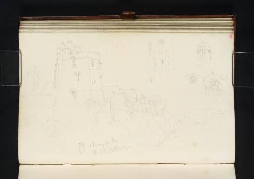 Joseph Mallord William Turner, ‘West Tanfield Church, Marmion Tower and Bridge’ 1816