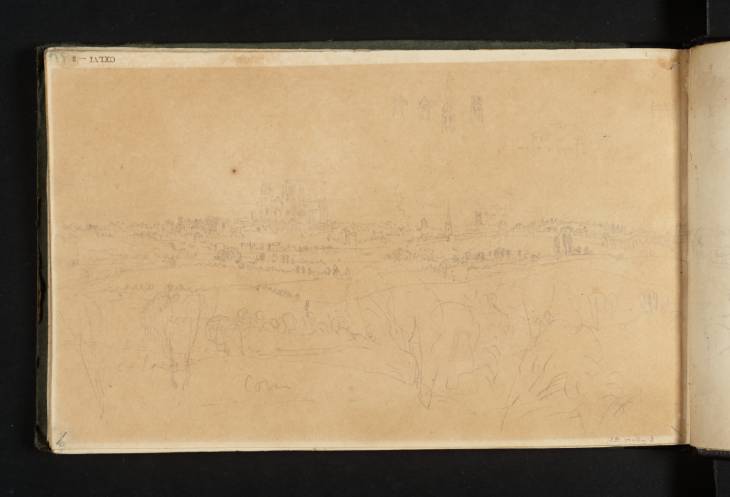 Joseph Mallord William Turner, ‘A Distant View of York from the West, near Holgate Windmill’ 1816