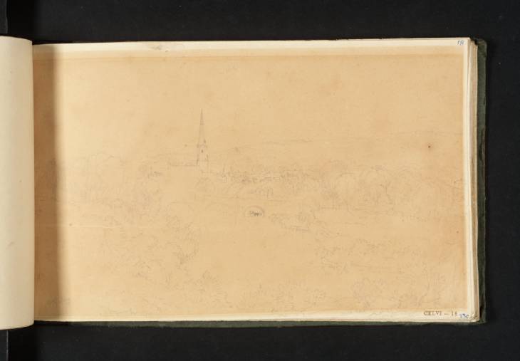 Joseph Mallord William Turner, ‘Masham Bridge and Church from the North’ 1816