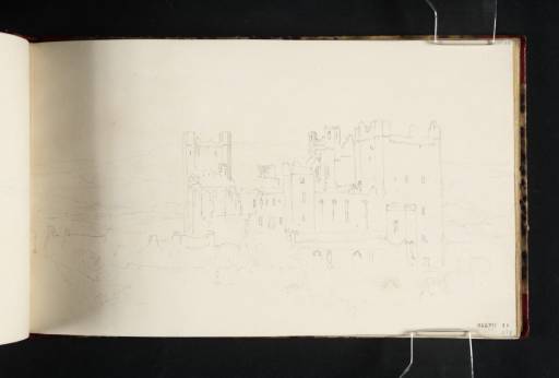 Joseph Mallord William Turner, ‘Bolton Castle and Castle Bolton Church, Wensleydale, from the North-East’ 1816