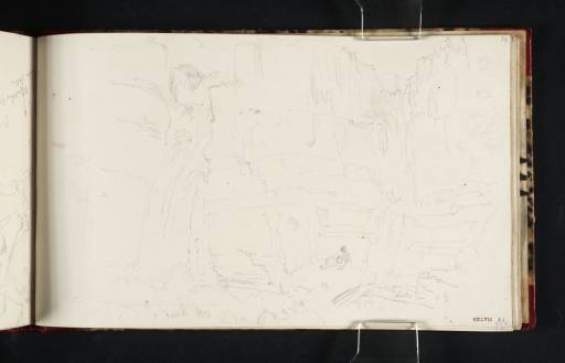 Joseph Mallord William Turner, ‘High Force, Teesdale, with an Artist Sketching’ 1816